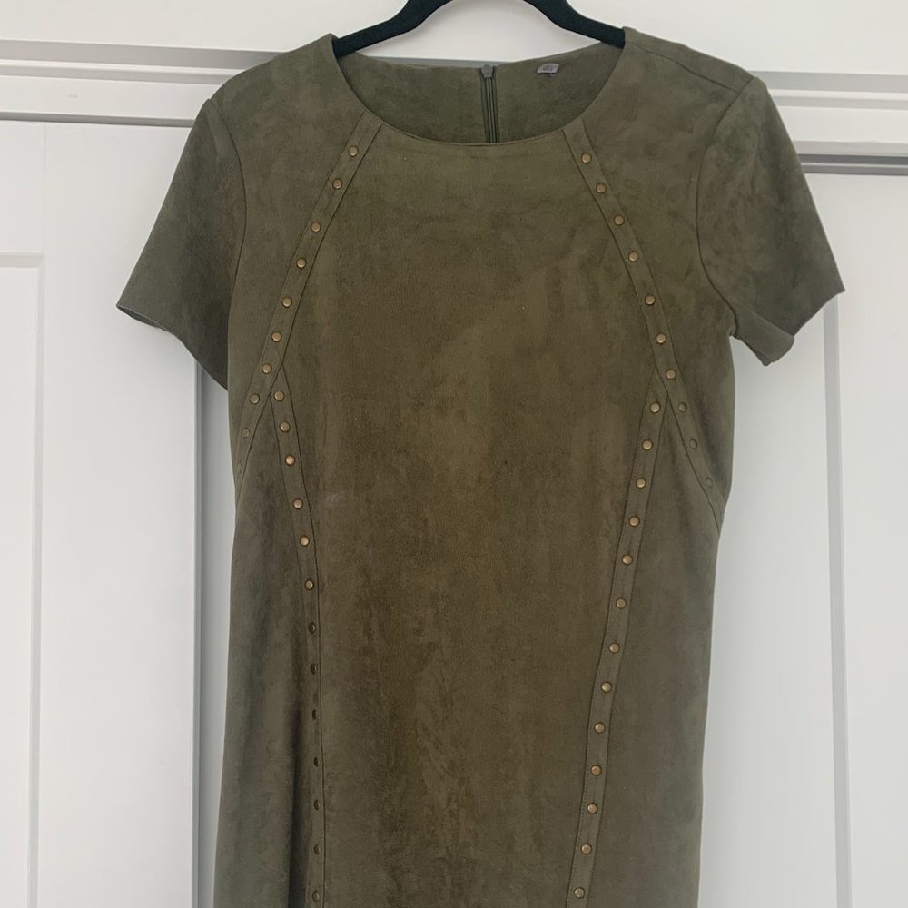 Green Suede Dress
